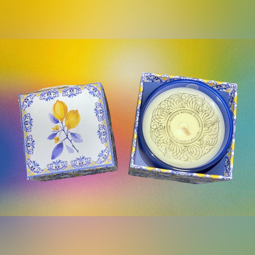 NIB! Punch Studio Vanilla Single Wick Candle in Giftable Box 8.5oz